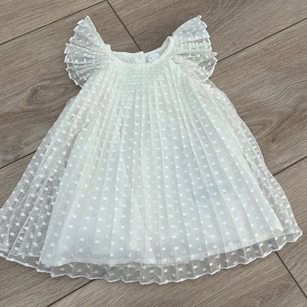 Polka dot lace dress